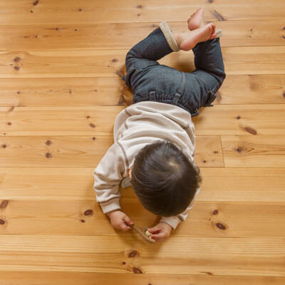 Toddler on Floor